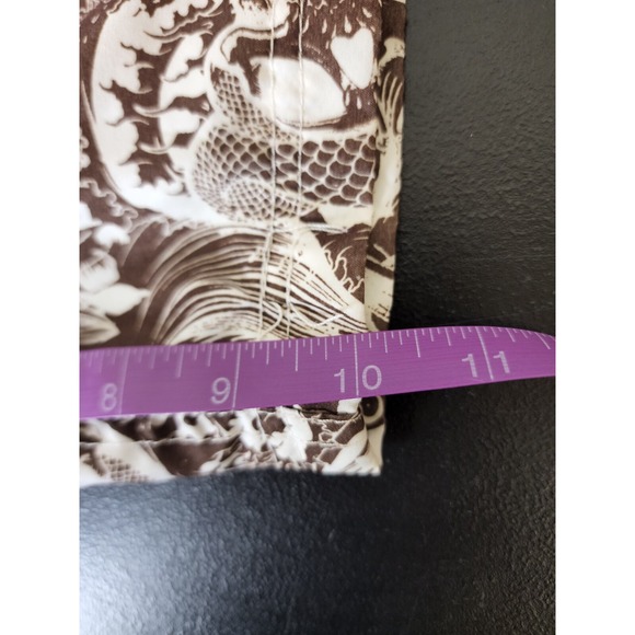 Pacific & Co Swim Trunks Men Small Brown‎ All Over Print Drawstring Boardshorts - Picture 8 of 12